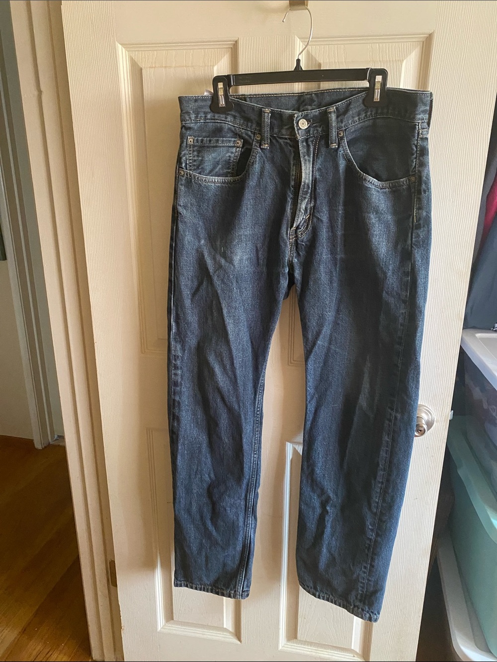 Levi's Men's 505 Jeans in Dark Blue
